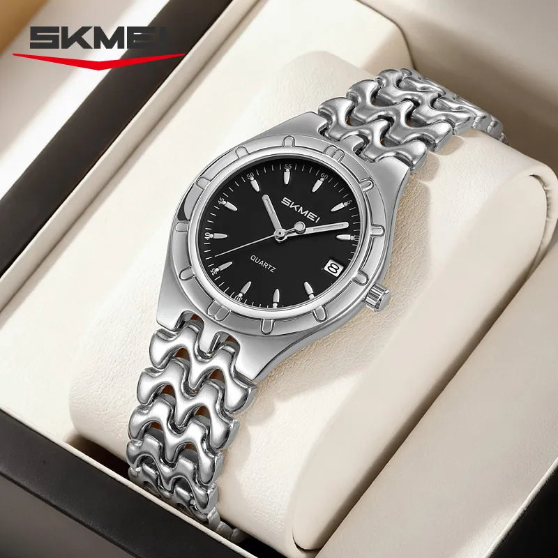 SKMEI 2637 Women Quartz Watch - Silver/Black