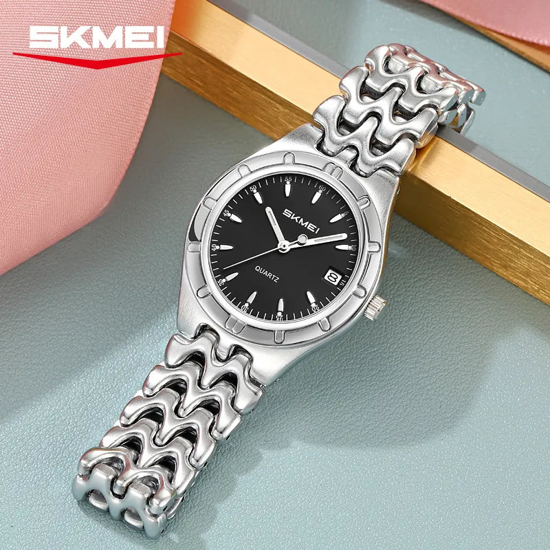SKMEI 2637 Women Quartz Watch - Silver/Black