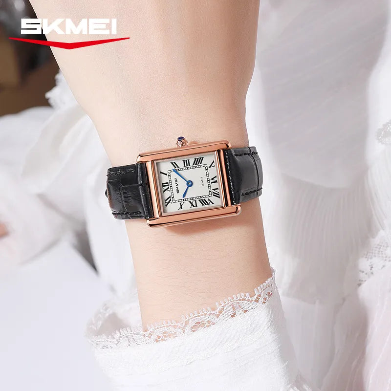 SKMEI 2735 Women Elegant Quartz Watch - rosegold/black