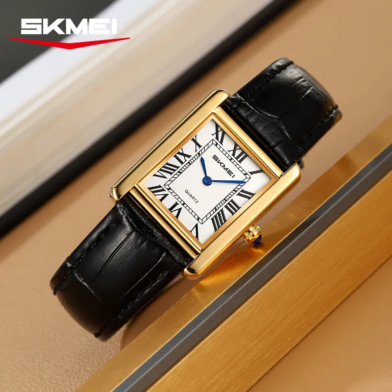 SKMEI 2735 Women Elegant Quartz Watch - gold/black