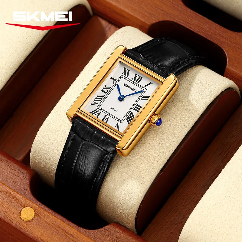 SKMEI 2735 Women Elegant Quartz Watch - gold/black