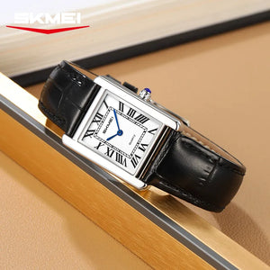 SKMEI 2735 Women Elegant Quartz Watch - silver/black