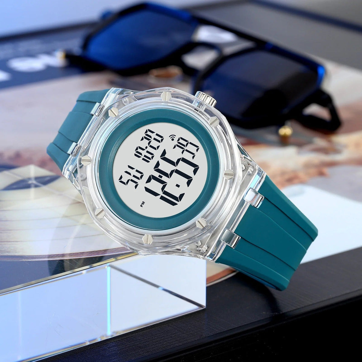 Skmei - 2489 - Women Stealth Core Digital Watch - Blue image 2