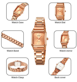 Skmei - 2237 - Women Stainless Steel Quartz - rose gold image 6