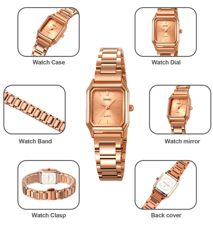 Skmei - 2237 - Women Stainless Steel Quartz - rose gold image 6