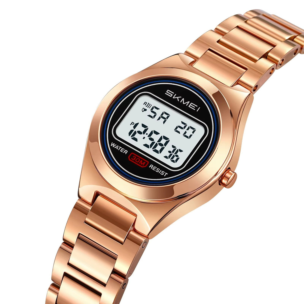 SKMEI - 2334 - Women Digital Stainless Steel Watch - rose gold image 0