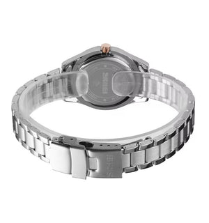 SKMEI - 1534 - Women Water Resistant Diamond Quartz Watch - rose gold/silver image 4