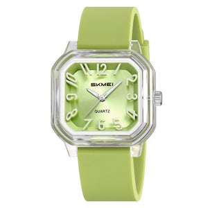 SKMEI - 2484 - Women Quartz movement Wristwatches For Students - light green image 0