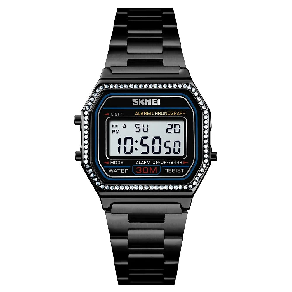 Skmei - 1474 - Digital Women Watch - Black image 0