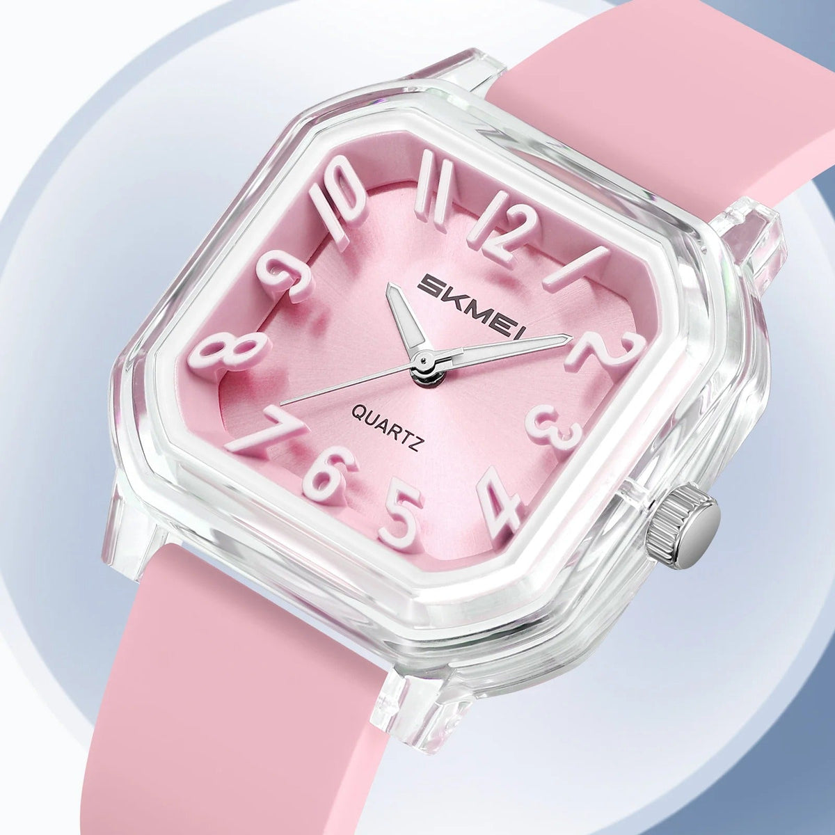 SKMEI - 2484 - Women Quartz movement Wristwatches For Students - light purple image 0