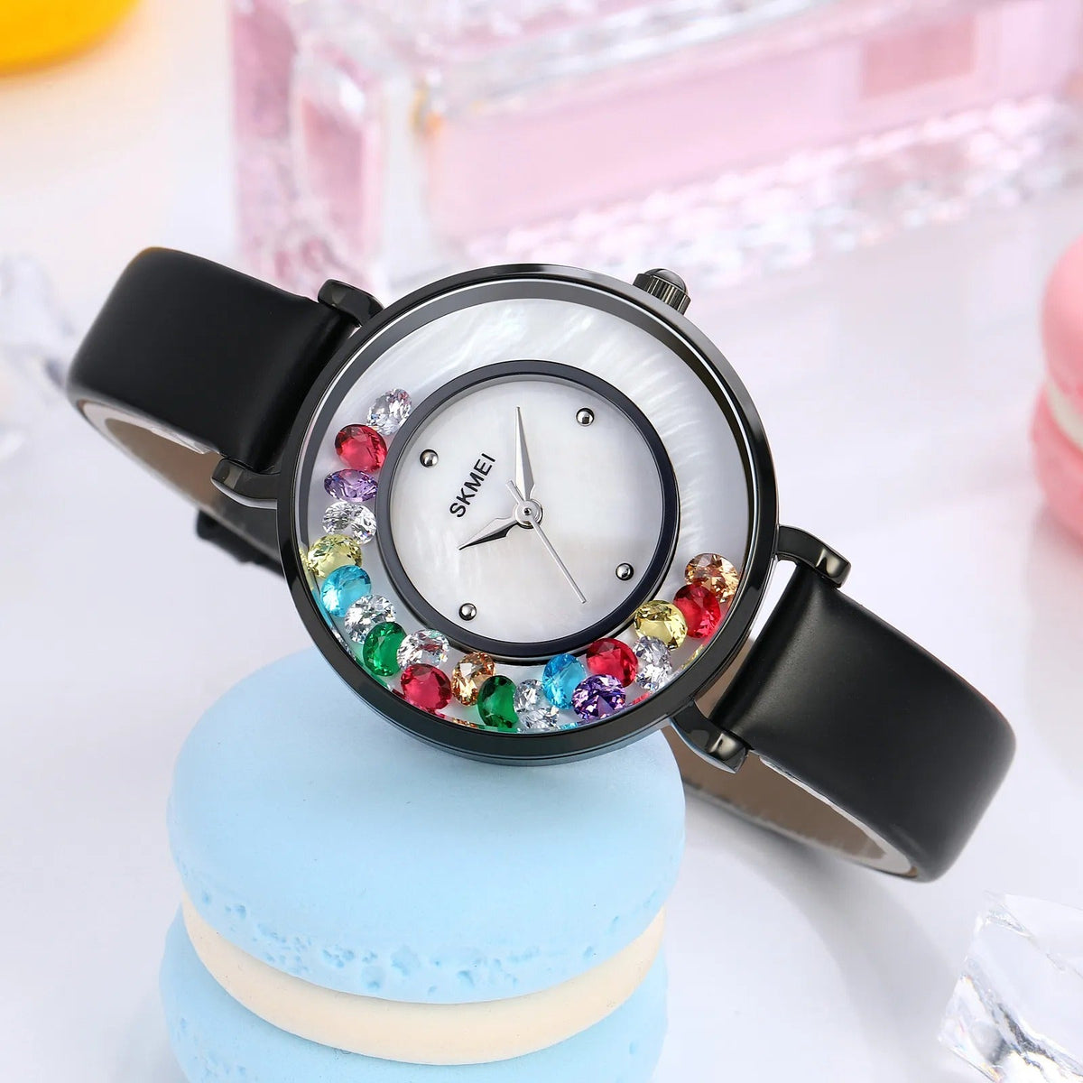 Skmei - 2041 - Women Minimal Quartz Timepiece - black image 0
