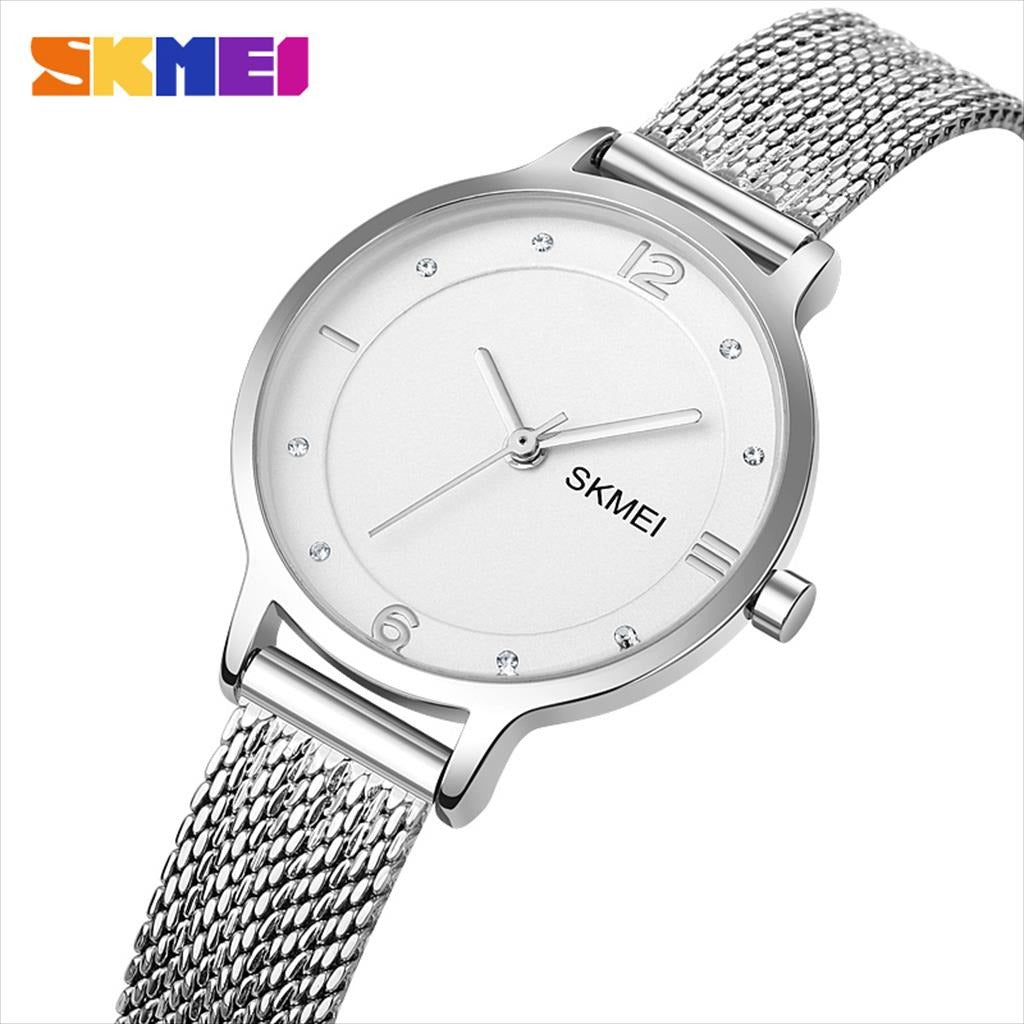 SKMEI - 1874 - Women Stainless Steel Quartz Watch - silver image 0