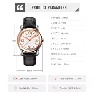 SKMEI - 9265 - Women Elegant Quartz Watch - White image 5