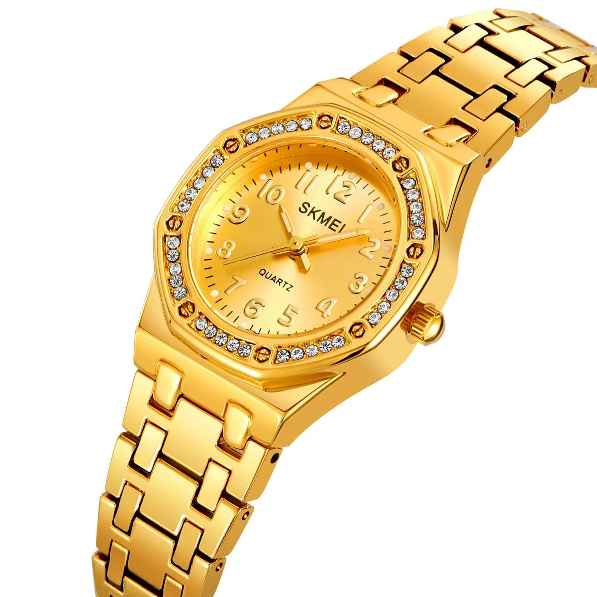 SKMEI - 2508 - Women Stainless Steel Luxury Watch - gold image 0