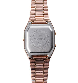 Skmei - 2258 - Dual Time Watch - RoseGold image 6