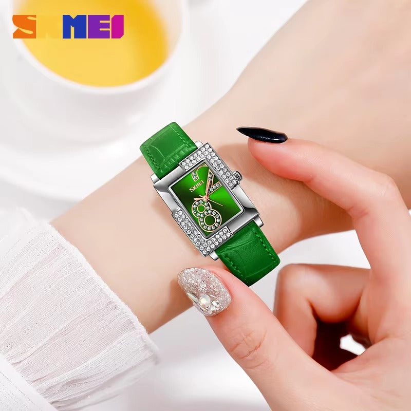 SKMEI - 9289 - Women Quartz Movement - green image 2
