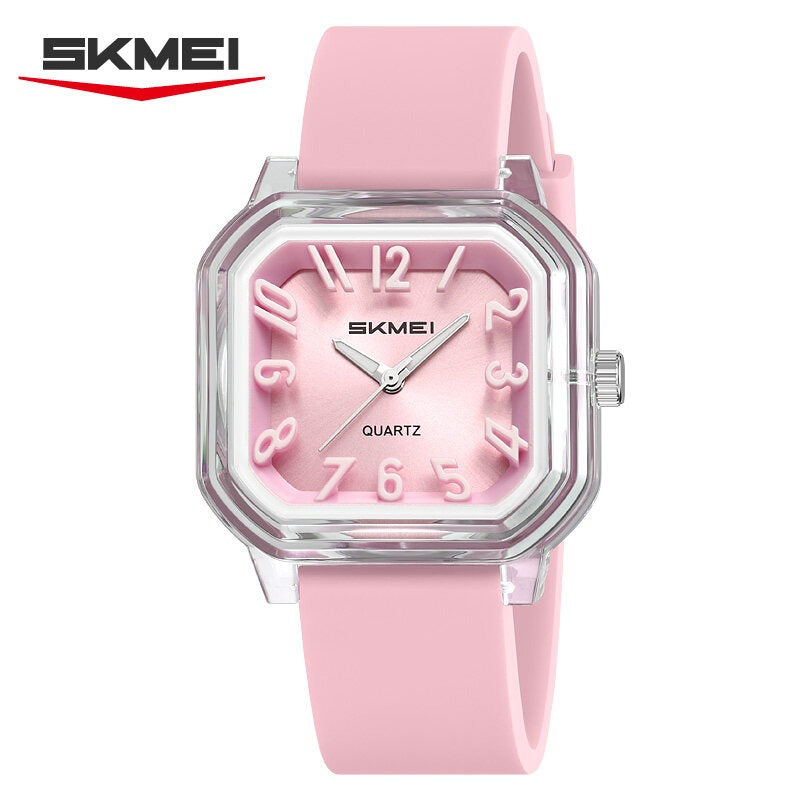 SKMEI - 2484 - Women Quartz movement Wristwatches For Students - light purple image 1