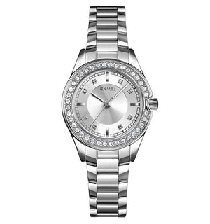 SKMEI - 1534 - Women Water Resistant Diamond Quartz Watch - silver image 1