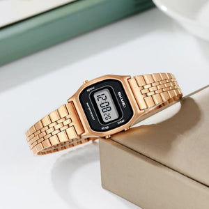SKMEI 2651 Women Elegant Digital Watch - rosegold