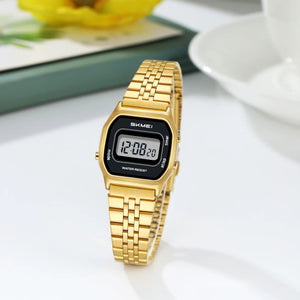 SKMEI 2651 Women Elegant Digital Watch - gold