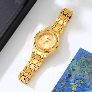 SKMEI - 2508 - Women Stainless Steel Luxury Watch - gold image 1
