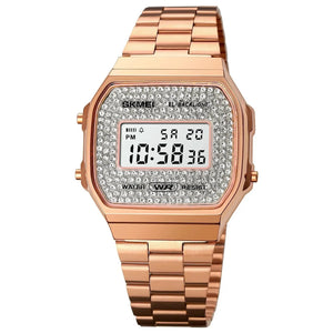 Skmei - 1808 - Digital Women Watch - RoseGold image 2