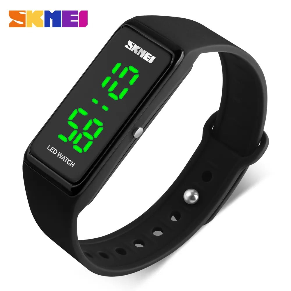 Skmei - 1265 - Women Neo LED Watch - Black image 0