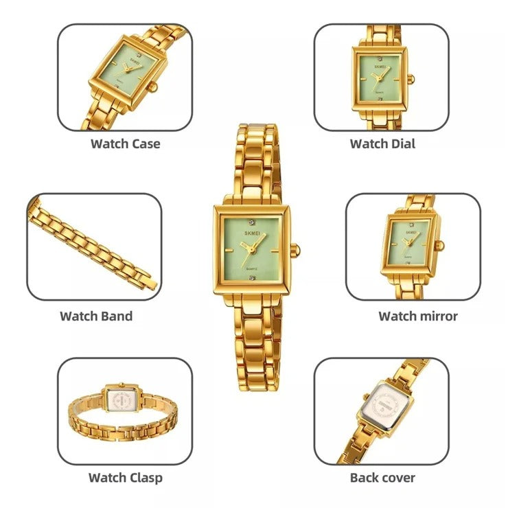 SKMEI - 2315 - Women Vintage Quartz Watch - gold image 4