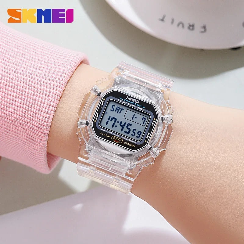 SKMEI - 1999 - High Quality Luxury Watch - White image 4