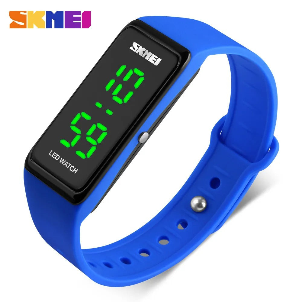Skmei - 1265 - Women Neo LED Watch - Light Blue image 0