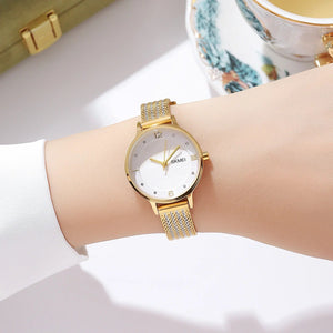 SKMEI - 1874 - Women Stainless Steel Quartz Watch - gold image 3