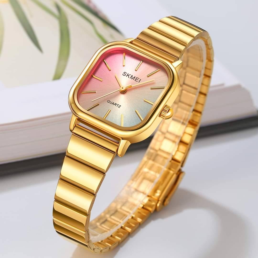 SKMEI - 2190 - Women Waterproof Luxury Stainless Steel - gold image 1