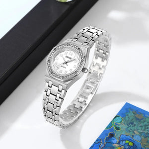 SKMEI - 2508 - Women Stainless Steel Luxury Watch - silver image 2