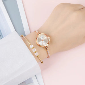 SKMEI - 1805 - Women Stainless Steel Quartz Waterproof Bracelet - silver image 2