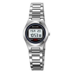 SKMEI - 2334 - Women Digital Stainless Steel Watch - silver image 3