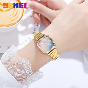 SKMEI - 2190 - Women Waterproof Luxury Stainless Steel - gold image 3