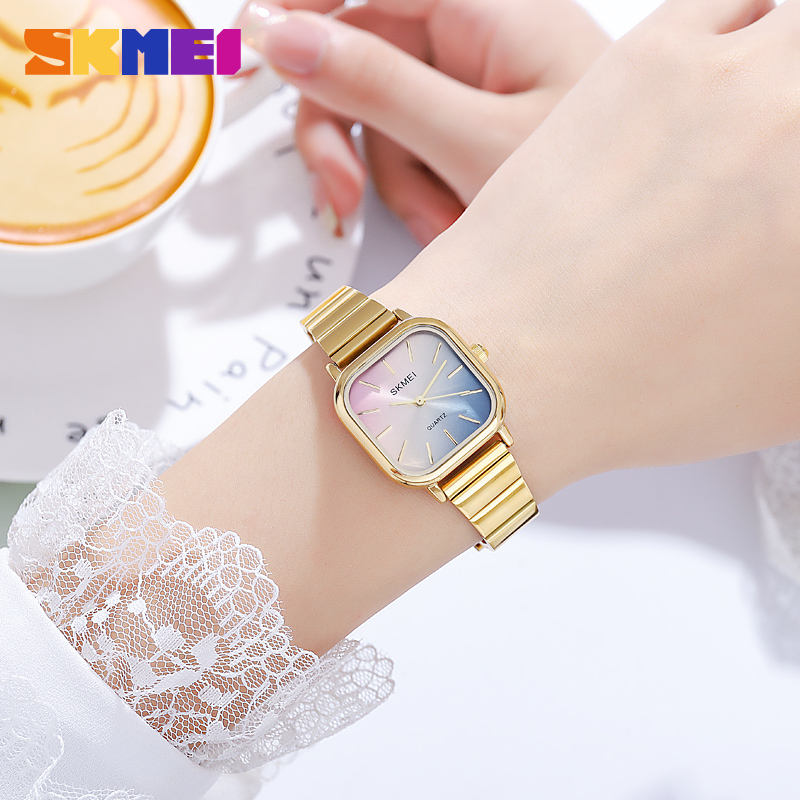 SKMEI - 2190 - Women Waterproof Luxury Stainless Steel - gold image 3