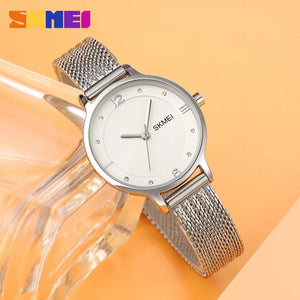 SKMEI - 1874 - Women Stainless Steel Quartz Watch - silver image 3