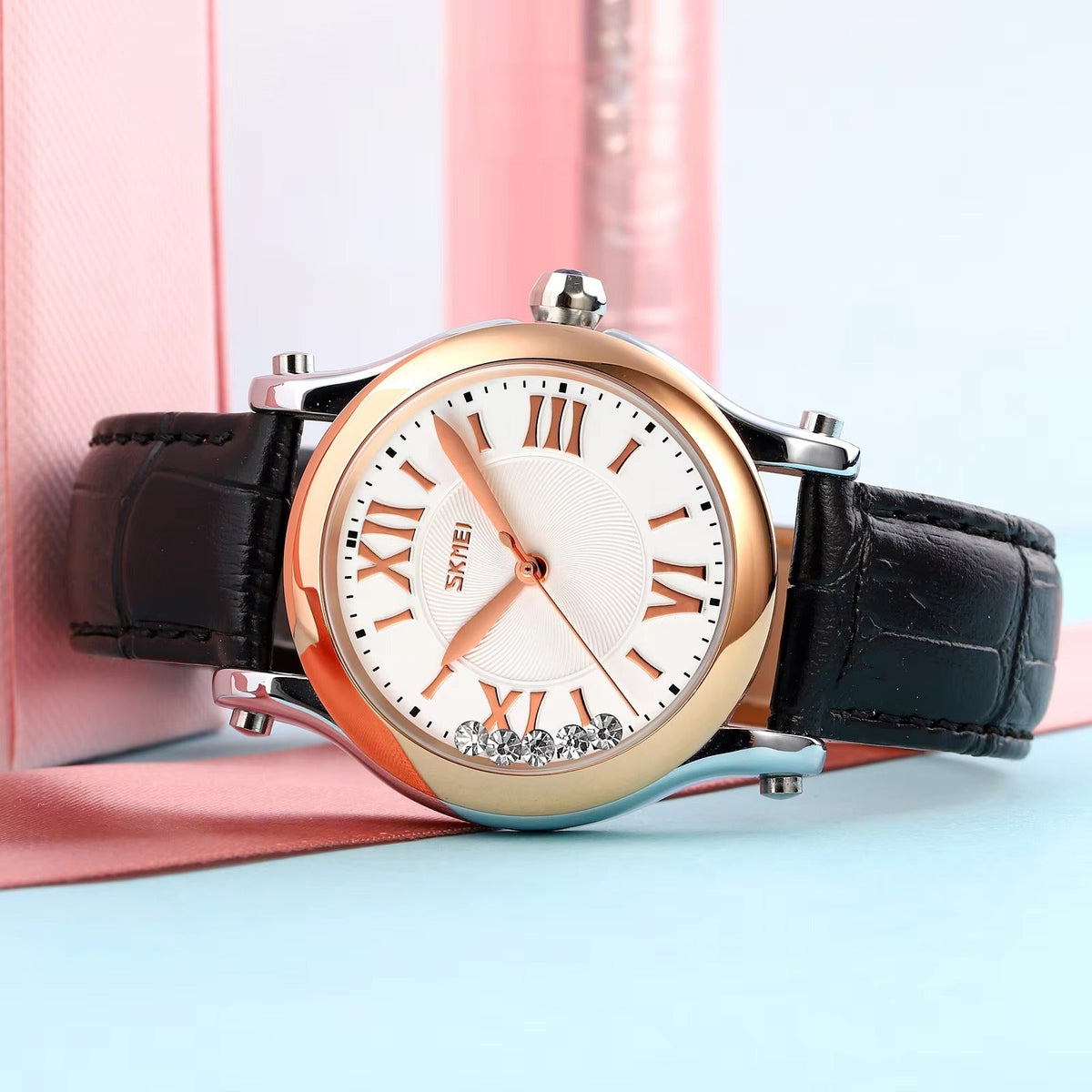 SKMEI - 9265 - Women Elegant Quartz Watch - White image 1