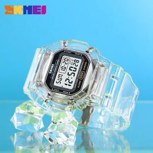 SKMEI - 1999 - High Quality Luxury Watch - White image 2