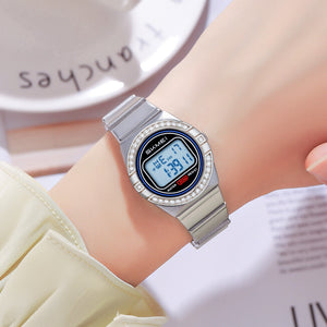 SKMEI - 2446 - Women Digital Stainless Steel Watch - silver image 1