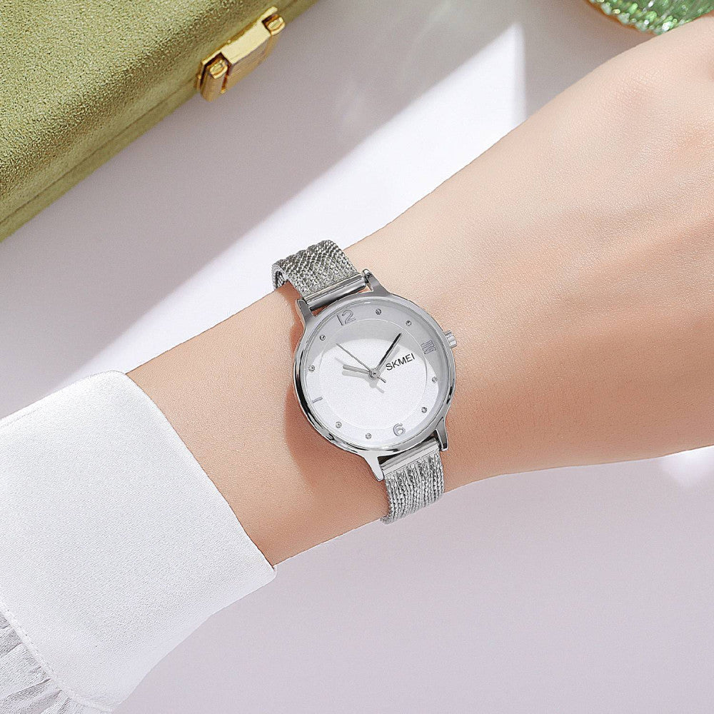 SKMEI - 1874 - Women Stainless Steel Quartz Watch - silver image 2