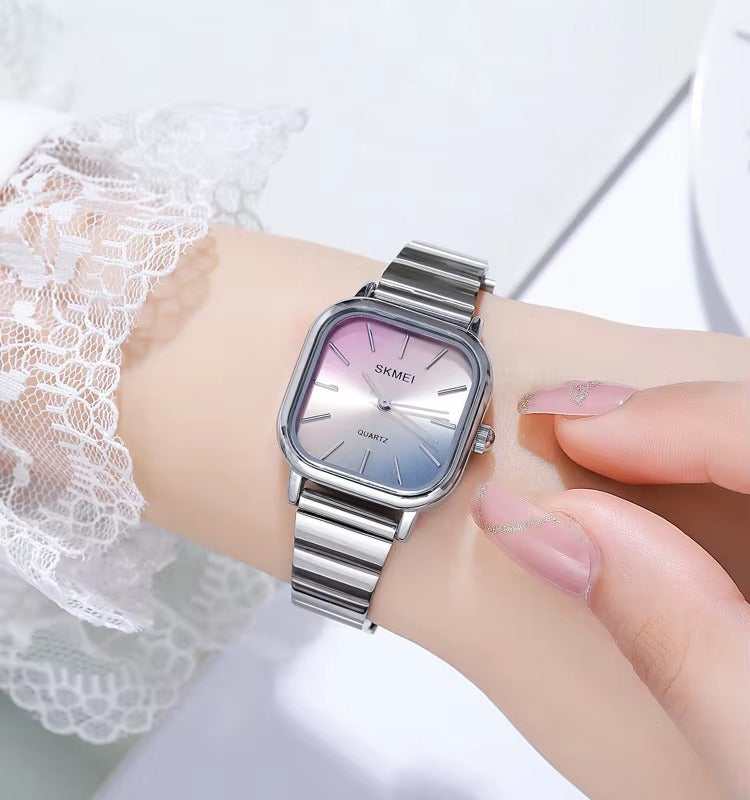 SKMEI - 2190 - Women Waterproof Luxury Stainless Steel - silver image 2